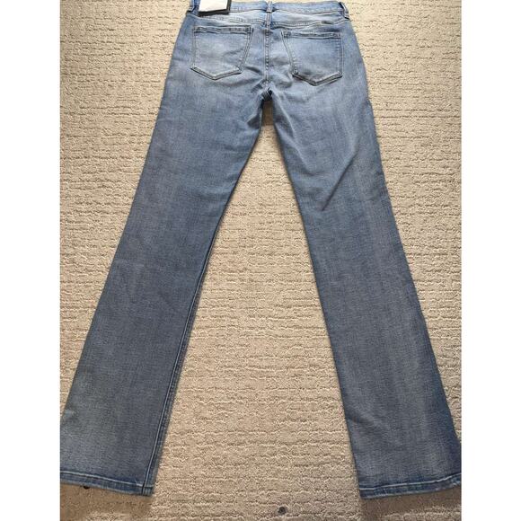 Kancan Women’s Bootcut Jeans Light Wash Split Hem Denim Pants Size 9/28 NWT - Picture 9 of 10
